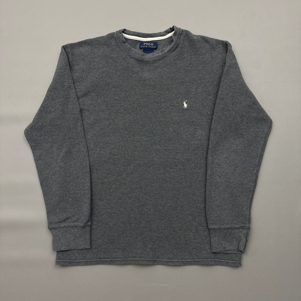 Polo Ralph Lauren Waffle Knit Thermal Shirt Preppy Pony XL